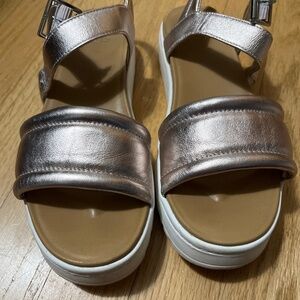 Ugg rose gold sandals
